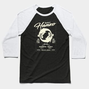 Hattori Hanzo Eating Dragon Logo Baseball T-Shirt